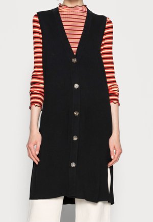 Kaffe Gilet - black