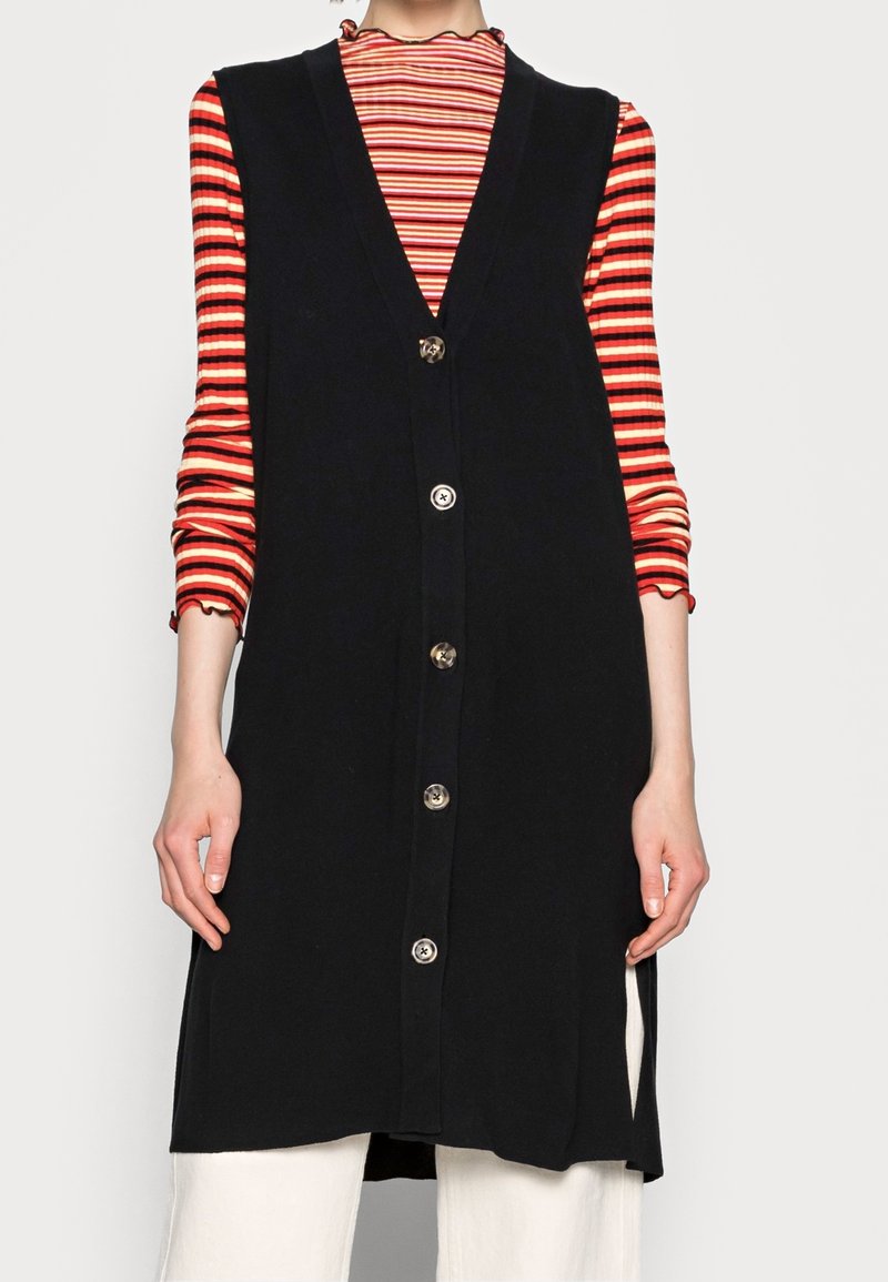 Kaffe Gilet - black