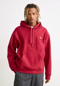 Carhartt WIP HOODED AMERICAN SCRIPT  - Kapucni - tuscany