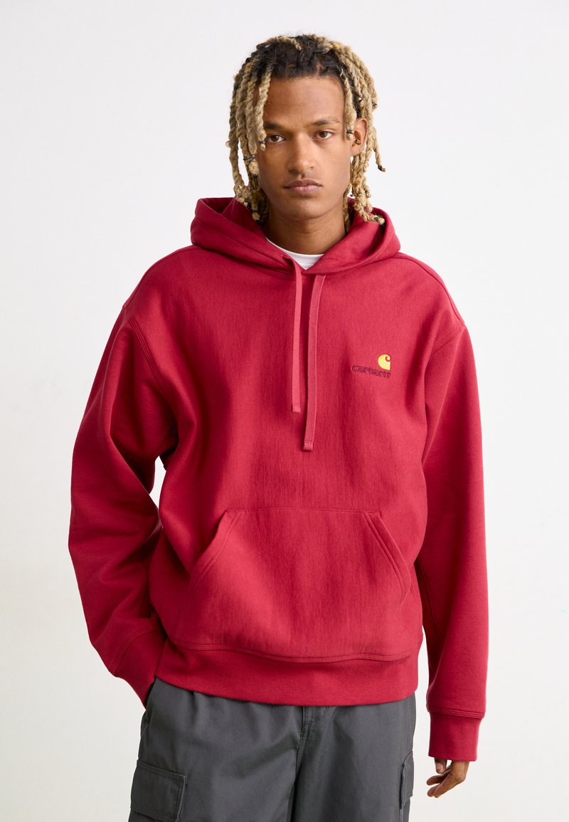 Carhartt WIP HOODED AMERICAN SCRIPT  - Kapucni - tuscany