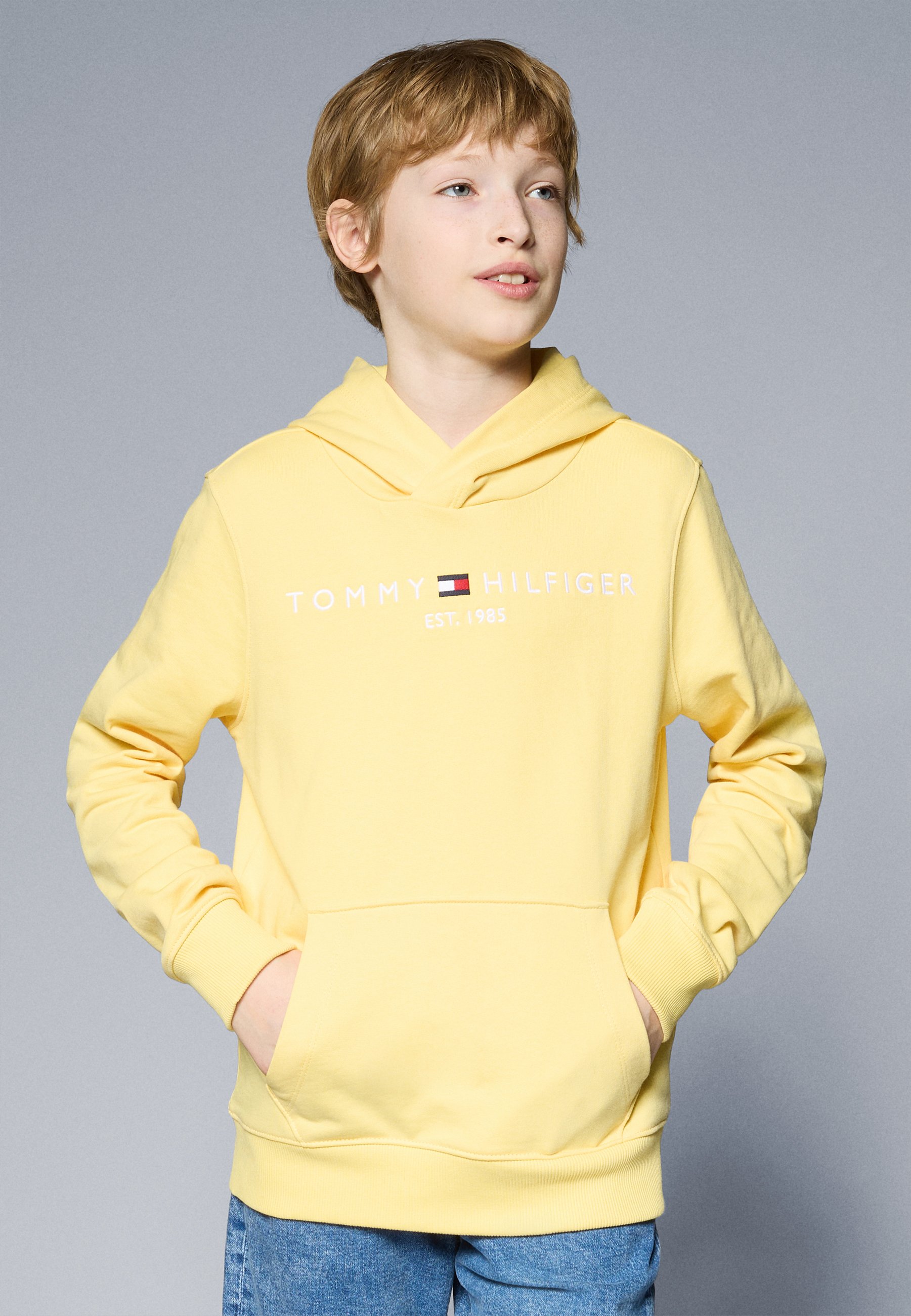 Tommy Hilfiger ESSENTIAL Kapuzenpullover citronella/gelb