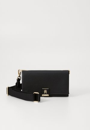 Tommy Hilfiger HER MINI CROSSOVER - Olkalaukku - black
