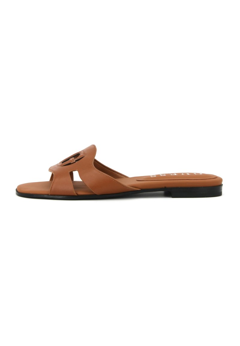 Guess SLIDE ONE BAND - Ciabattine - marrone