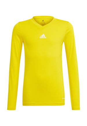 adidas Performance TEAM BASE  - Langarmshirt - gelb