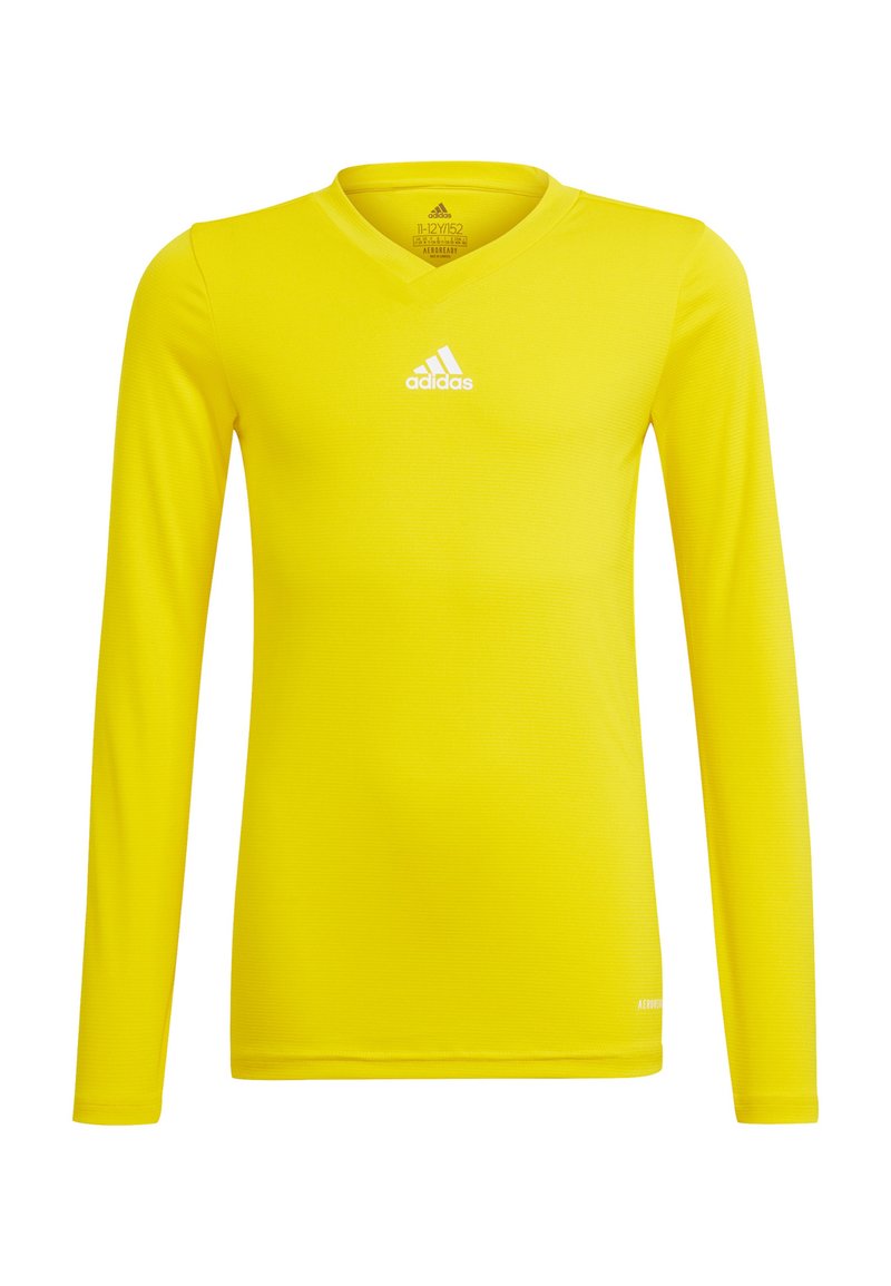 adidas Performance TEAM BASE  - Langarmshirt - gelb