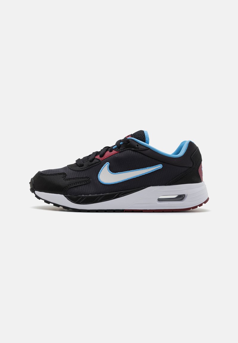 Nike Sportswear AIR MAX SOLO - Joggesko - black/white/university blue/team red
