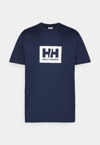BOX  - Print T-shirt - navy