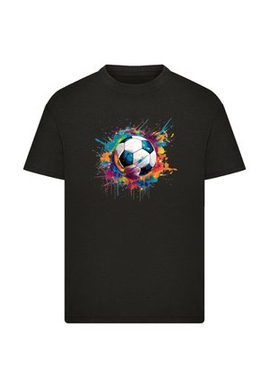 Print T-shirt - schwarz