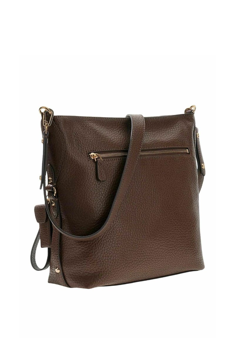 Sac à Bandoulière Gariz En Cuir Marron/noir Pour Appareil Photo - Universel