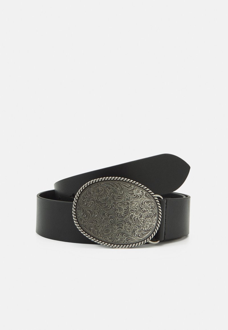 Zign by Zalando LEATHER UNISEX - Belt - black
