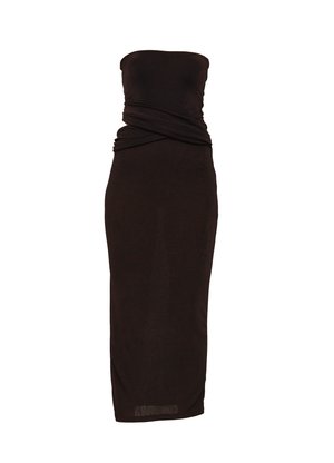 WAL G. LILIA CUT OUT BANDEAU MAXI DRESS - Laisvo kirpimo suknelė - black