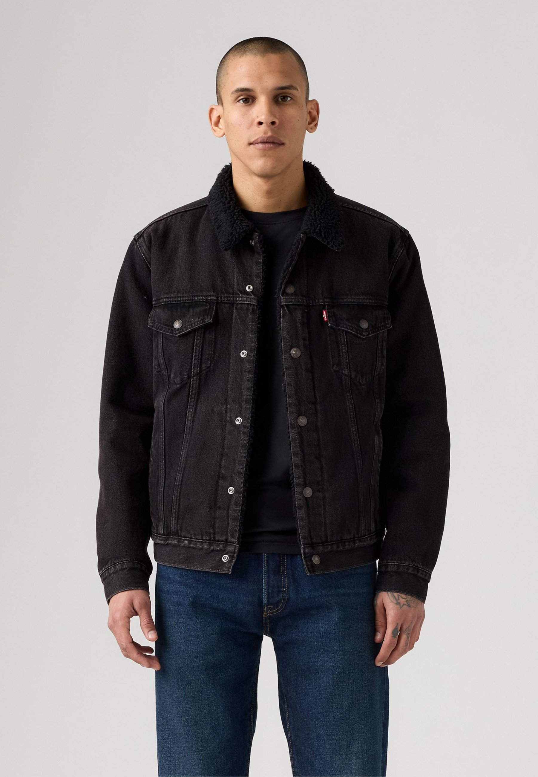 Levi's® TYPE 3 TRUCKER - Denim jacket - built to last sherpa trk
