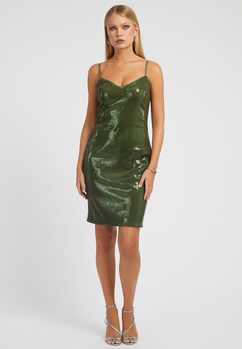 Guess Vestito elegante verde scuro