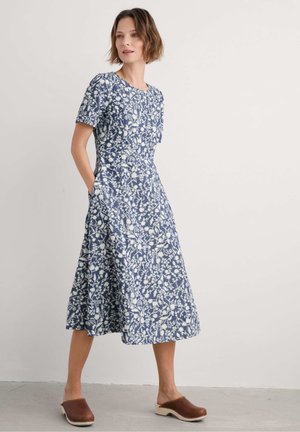 Seasalt Cornwall FOX PATH - Day dress - shadow blossom indigo - shadow blossom indigo