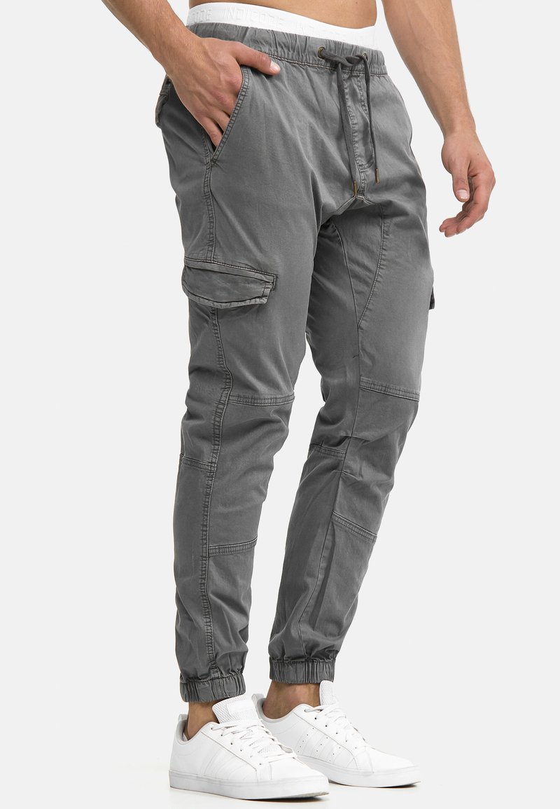 Herren Chinos | INDICODE JEANS LEVI Cargohose iron/hellgrau - RC35792 Herren Chinos | INDICODE JEANS LEVI Cargohose iron/hellgrau - RC35792