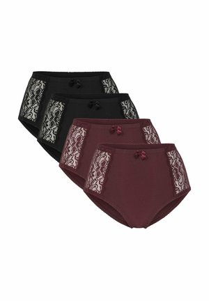 BASIC IN SIDES 4-PACK - Trosor - black wine red