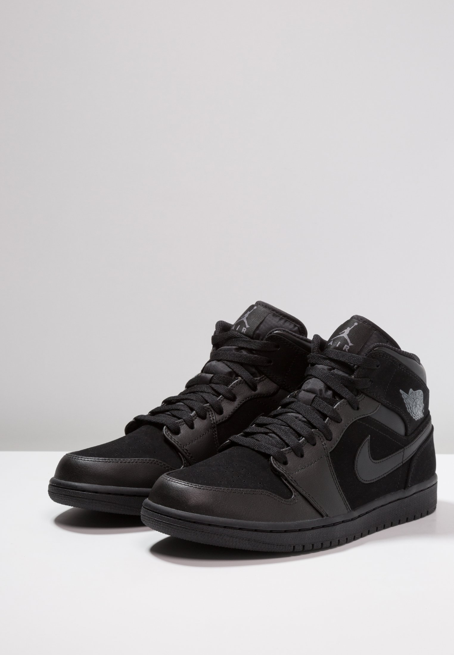 Jordan AIR JORDAN 1 MID - Baskets montantes - black/dark grey/noir - ZALANDO .FR