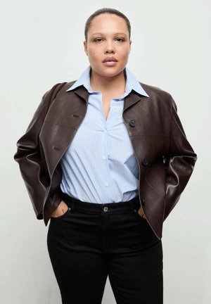 Kunstlederjacke - brown