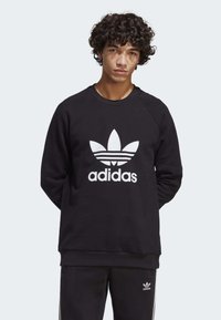 adidas Originals TREFOIL CREW - Sweatshirt - black