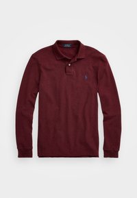 CUSTOM SLIM FIT MESH POLO SHIRT - Polo - spring wine heather