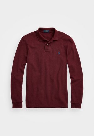 Polo Ralph Lauren CUSTOM SLIM FIT MESH POLO SHIRT - Polo shirt - spring wine heather