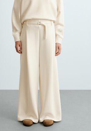 OYSHO, Nohavice - pale ecru