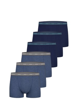 6-PACK  - Boksershorts - blau   blaumelange