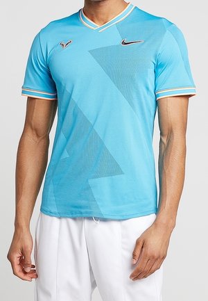 Print T-shirt - light blue