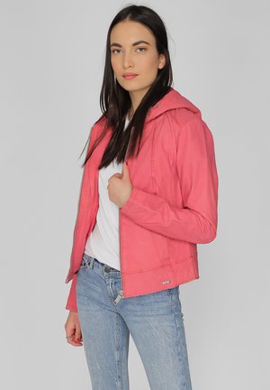 Maze WEICH DONIE - Leren jas - coral