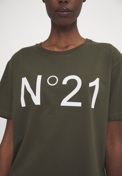 N°21 Print T-shirt - militare