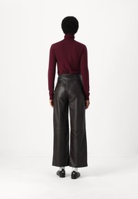 Malina FELISE PANTS - Kožne hlače - chocolate