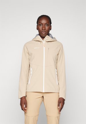 ULTIMATE COMFORT HOODED JACKET WOMEN - Jachetă softshell - savannah