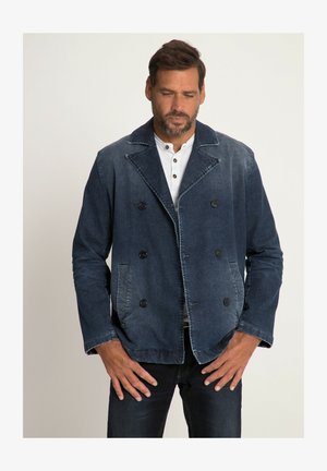 JP 1880 Giacca In Denim Uomo - Cotone Resistente, Bottoni, Tasche Sul Petto, Orlo Regolabile, Taglie Forti Fino A 8XL
