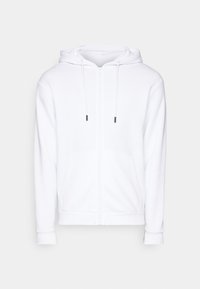 JJEBRADLEY ZIP HOOD - Lukuga pusa - white