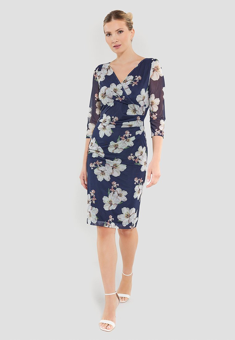 Swing Etui-jurk donkerblauw Swing Etui-jurk donkerblauw