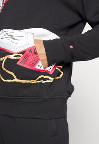Jordan Felpa con cappuccio - black