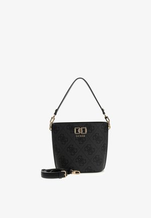 Guess, KARNILLA LOGO BUCKET - Bolso de mano - coal logo