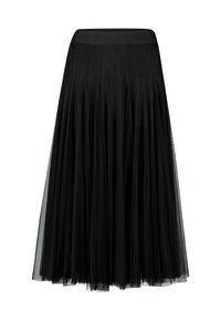 MIT GUMMIBUND - A-line skirt - black beauty