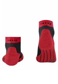 FALKE RU4 SHORT RUNNING MEDIUM CUSHIONING - Calcetines de deporte - black
