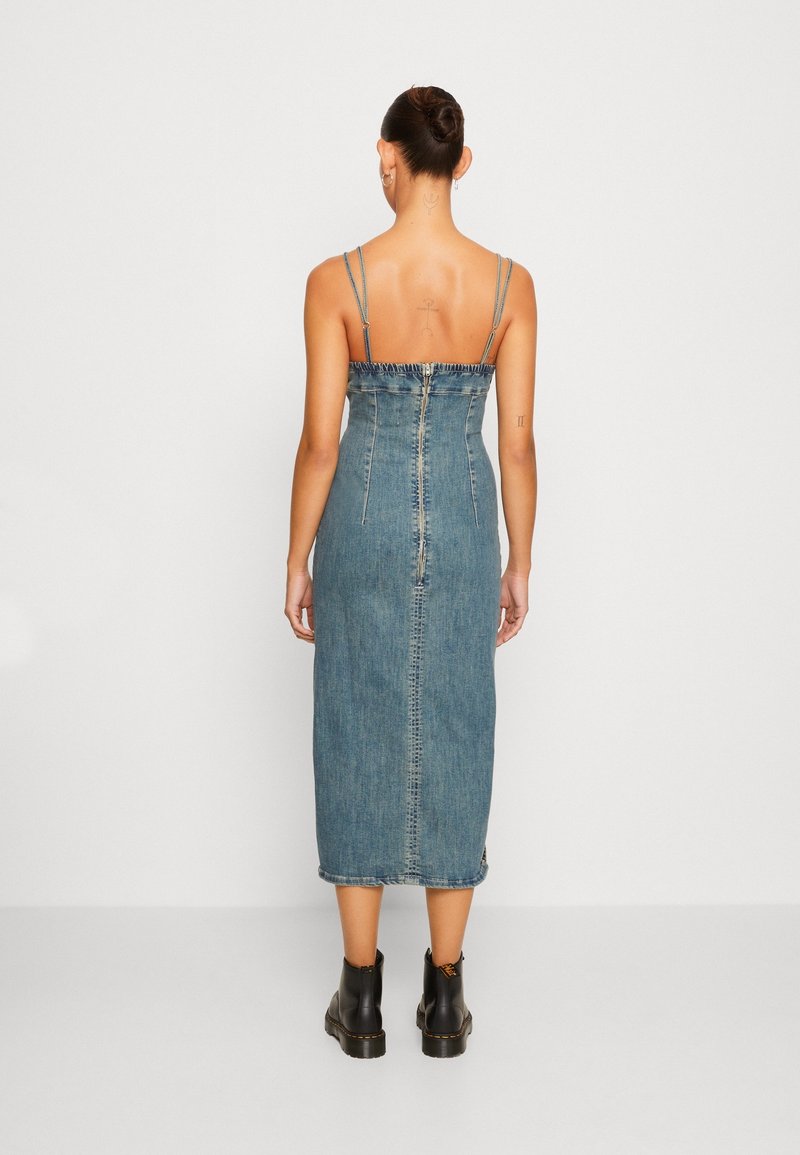 uo denim dress BDG Riley Denim Mini Dress