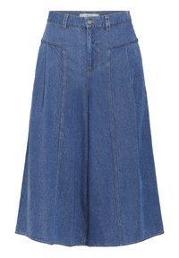 BALLARIZIW CULOTTE - Stoffhose - blue denim