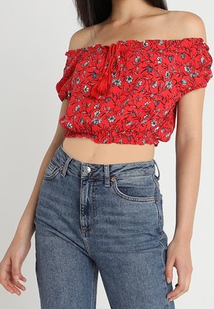 Gina Tricot, Bluse - red
