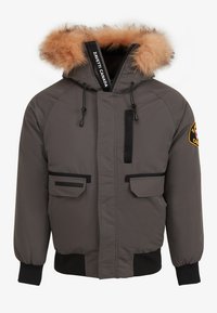Zavetti Canada ZAVETTI CANADA ABELLI 2.0 HOODED BOMBER JACKET - Casaco de inverno - aspahlt
