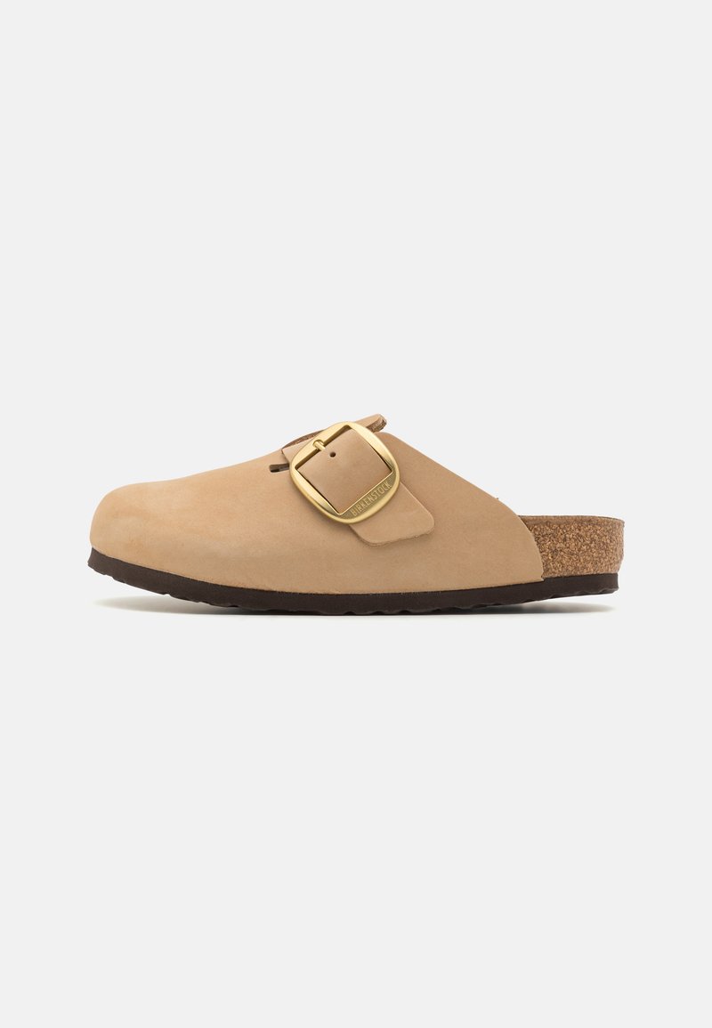 Birkenstock - BOSTON BIG BUCKLE LENB REGULAR - Matalakantaiset pistokkaat - sandcastle, Suurenna