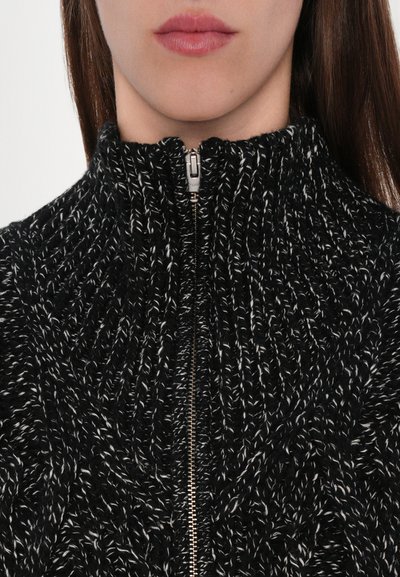CLOSED TROYER ZIP CARDIGAN - Kardiganas - dark grey melange