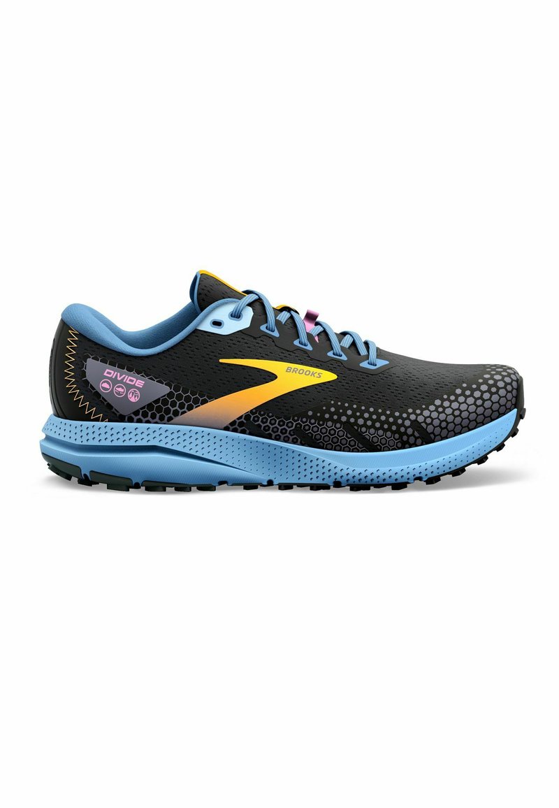 Brooks DIVIDE Training shoe black blue yellow/black Zalando.de