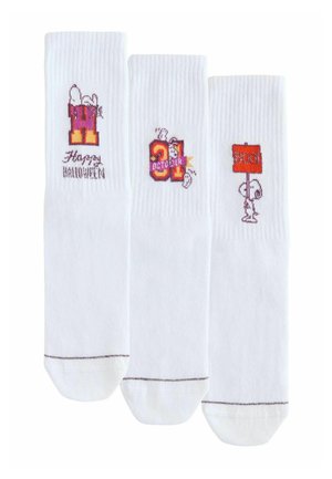 3 PACK  - Strumpor - halloween snoopy