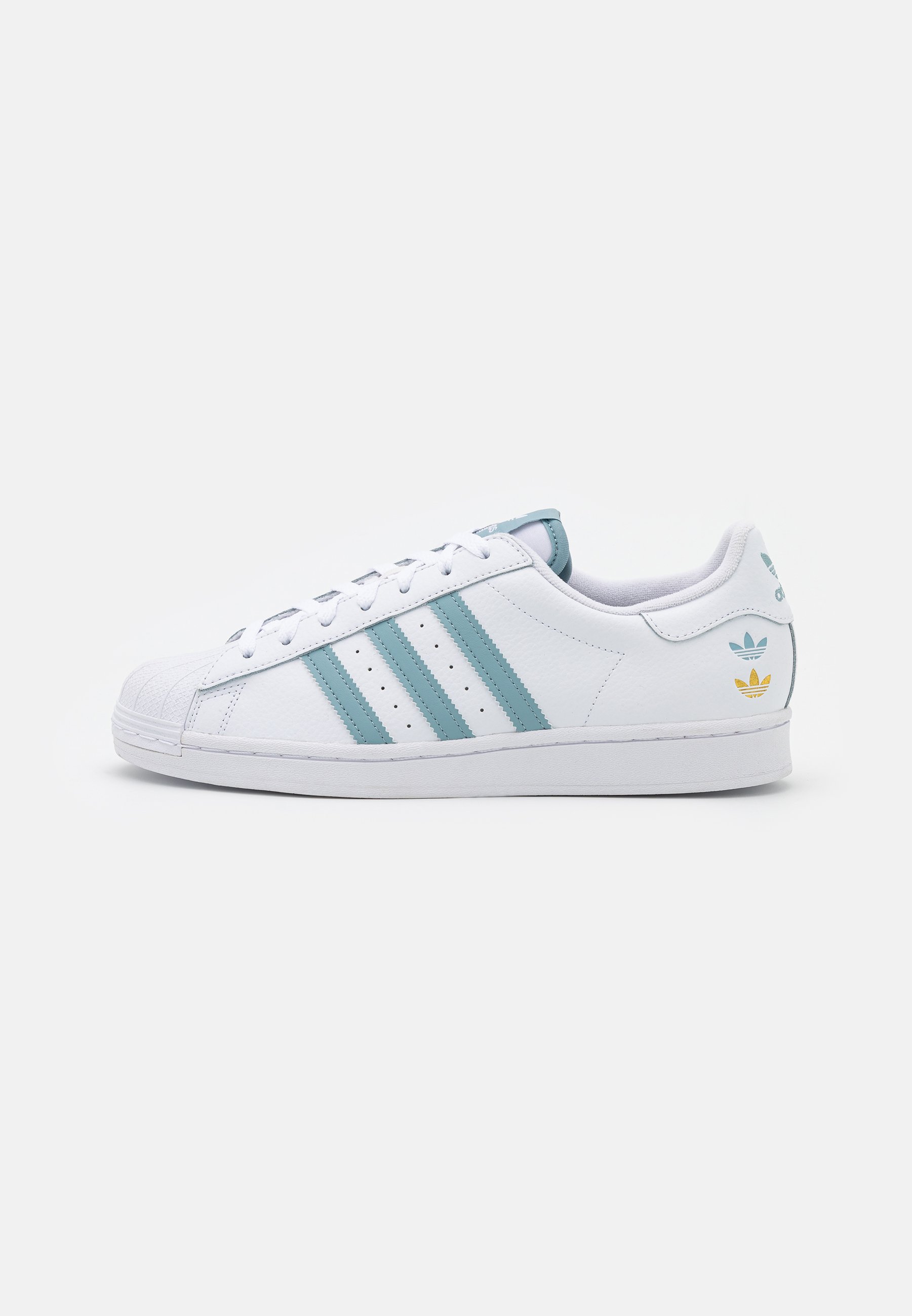 adidas Originals SUPERSTAR UNISEX - Zapatillas footwear white/magic grey/gold foil/blanco - Zalando.es