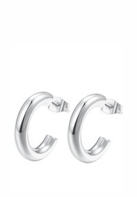 SMALL CHUNKY HOOPS - Ohrringe - silberfarben