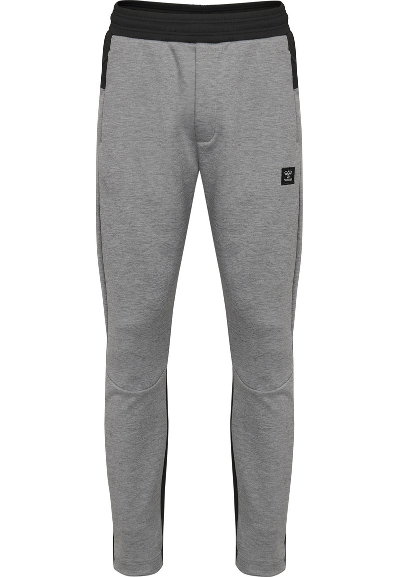 Herren Chinos | Hummel HMLTROPPER Jogginghose grey melange/grau-meliert - EA46323 Herren Chinos | Hummel HMLTROPPER Jogginghose grey melange/grau-meliert - EA46323